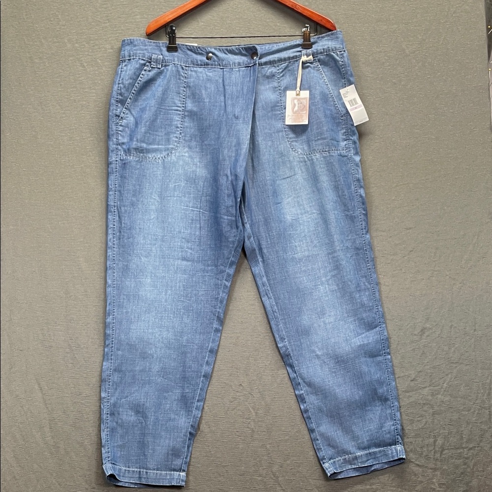 Jessica‎ Simpson Wide Leg Denim Plus Size Pants